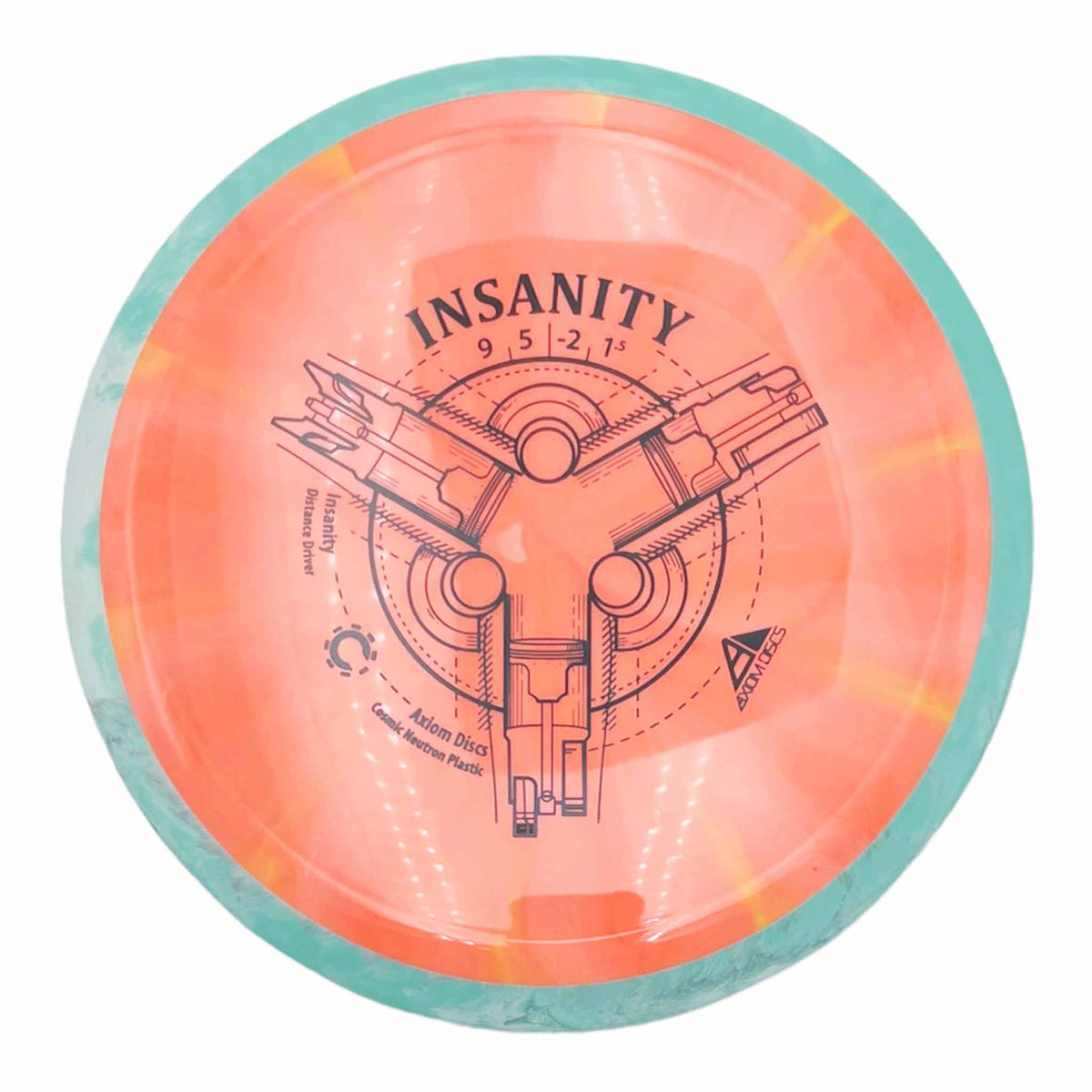 Axiom Discs Cosmic Neutron Insanity distance driver - Orange