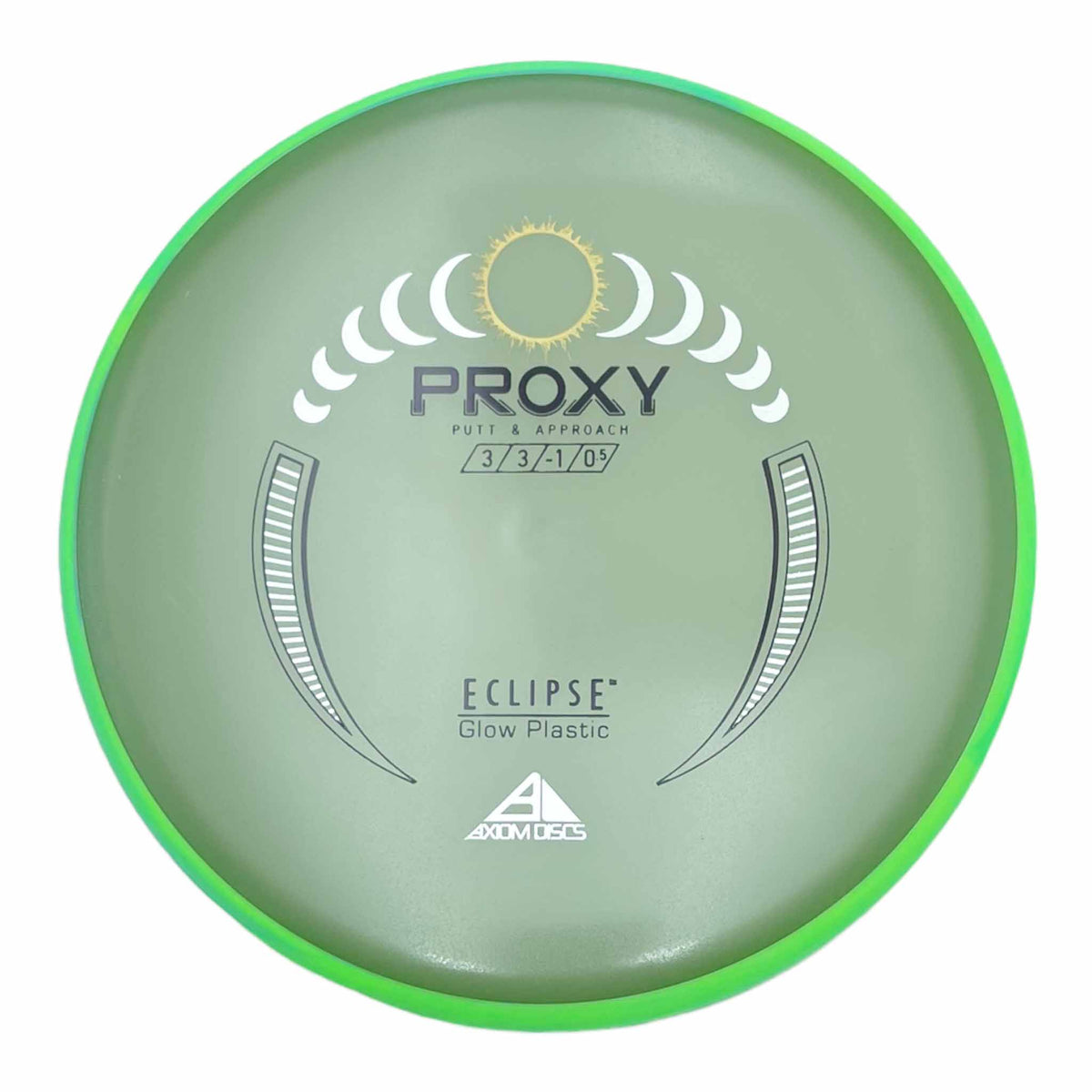 Axiom Discs Eclipse 2.0 Glow Proxy putter and approach - Green