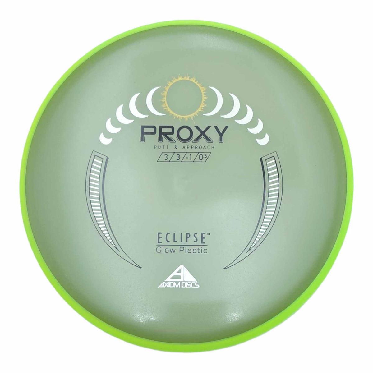 Axiom Discs Eclipse 2.0 Glow Proxy putter and approach - Lime GReen