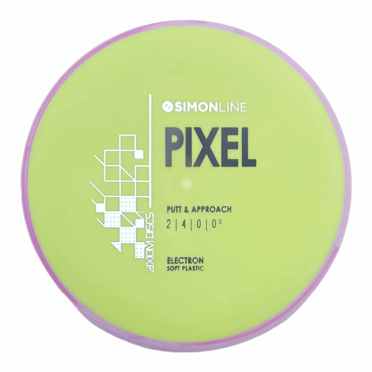 Axiom Discs Simon Line Electron Soft Pixel putter and approach - Yellow