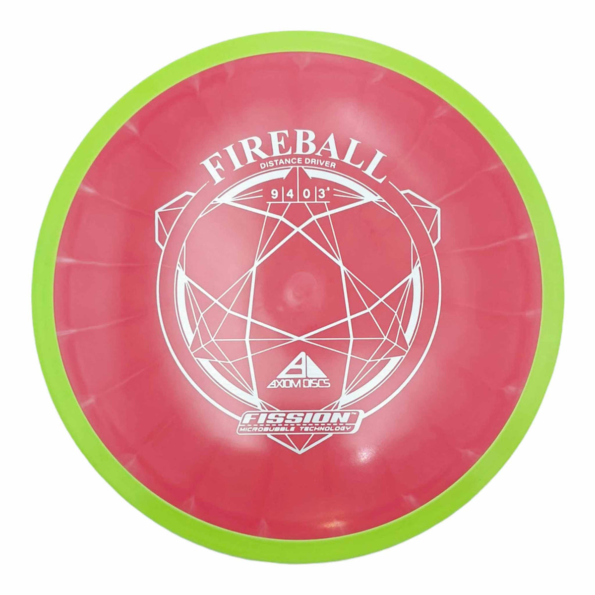 Axiom Discs Fission Fireball distance driver - Red / Green