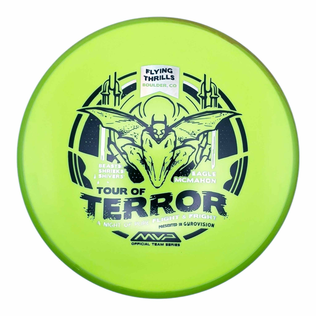 Axiom Discs Fission Pyro Eagle McMahon Halloween Special Edition - Lime Green / Lime Green