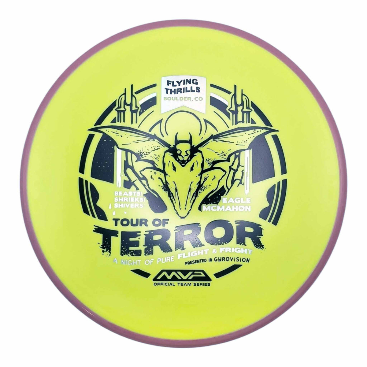 Axiom Discs Fission Pyro Eagle McMahon Halloween Special Edition - Yellow / Pink