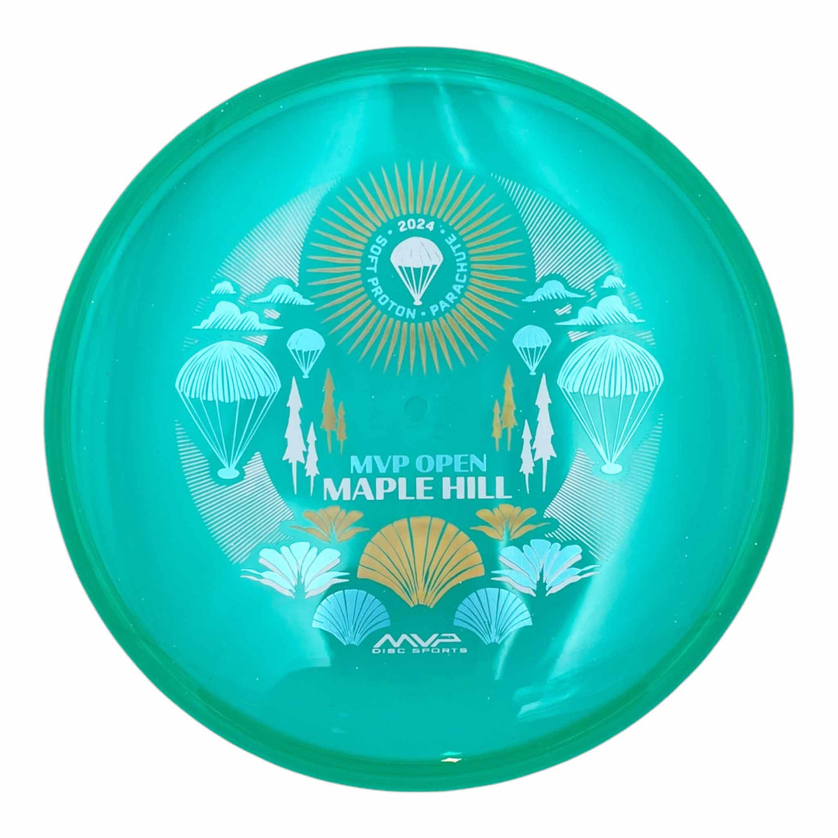Axiom Discs Axiom Discs Proton Soft Parachute MVP Open 2024 putter and approach
