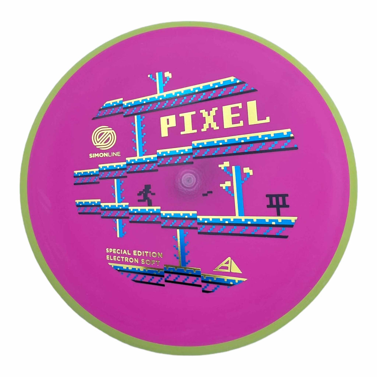 Axiom Discs Axiom Discs Simon Line Electron Soft Pixel Special Edition putter and approach