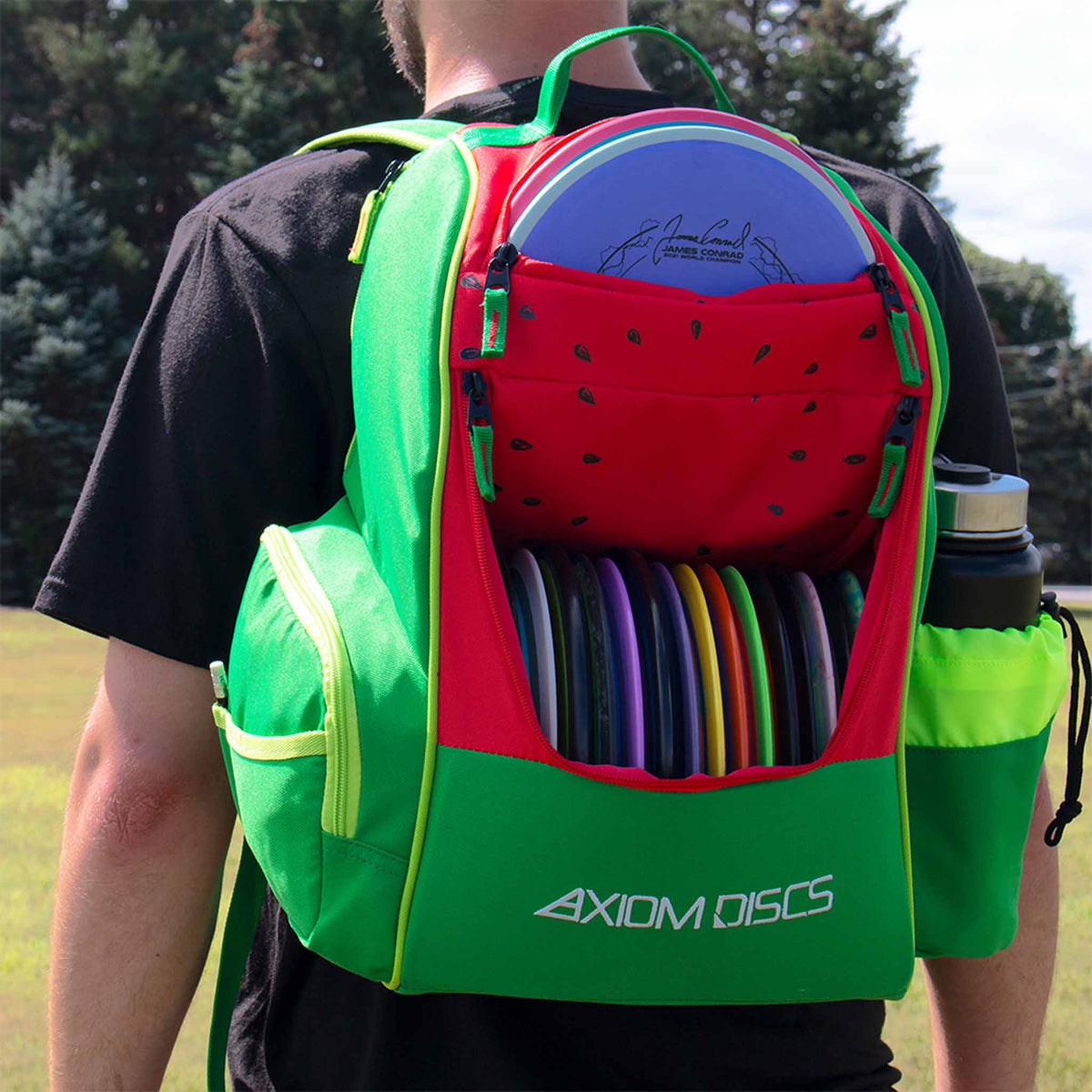Axiom Discs Axiom Shuttle Disc Golf Backpack Watermelon Edition