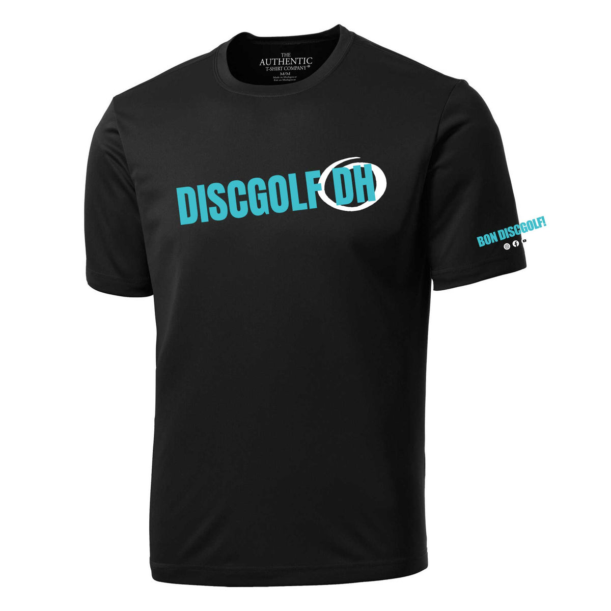 T-shirt Discgolf DH "Bon Discgolf" noir