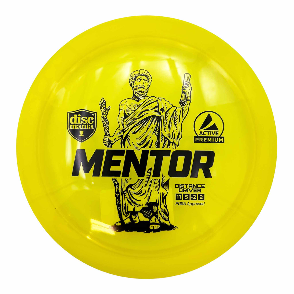 Discmania Active Premium Mentor distance driver - Yellow