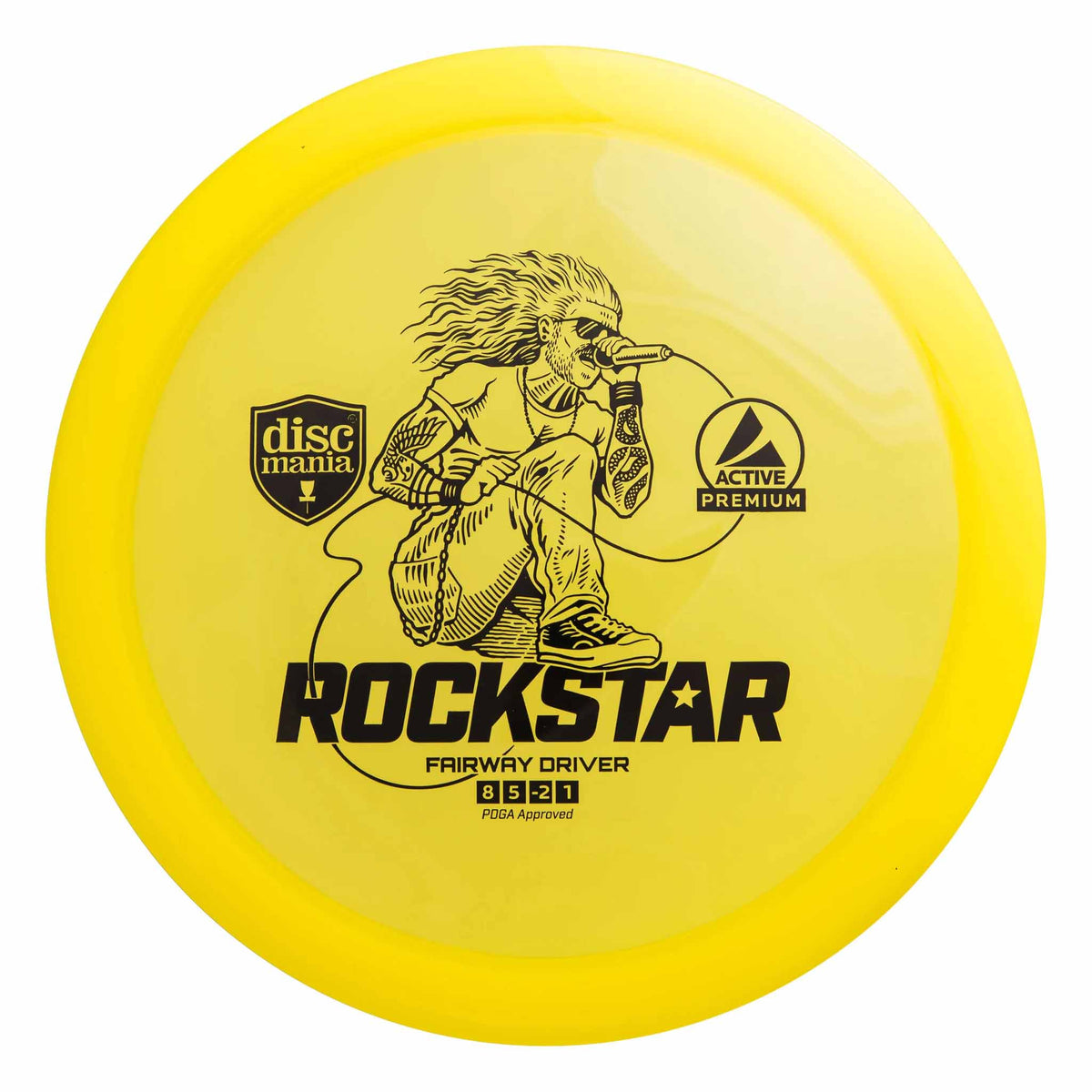 Discmania Active Premium Rockstar Fairway Driver - Yellow