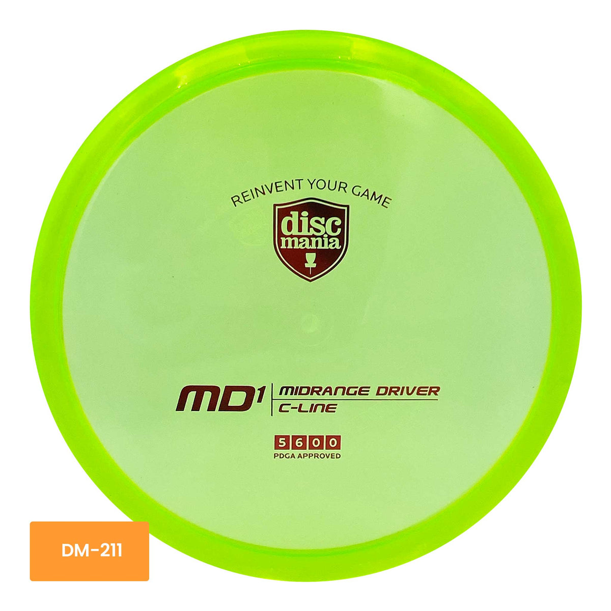 Discmania C-Line MD1 midrange - Green/Red