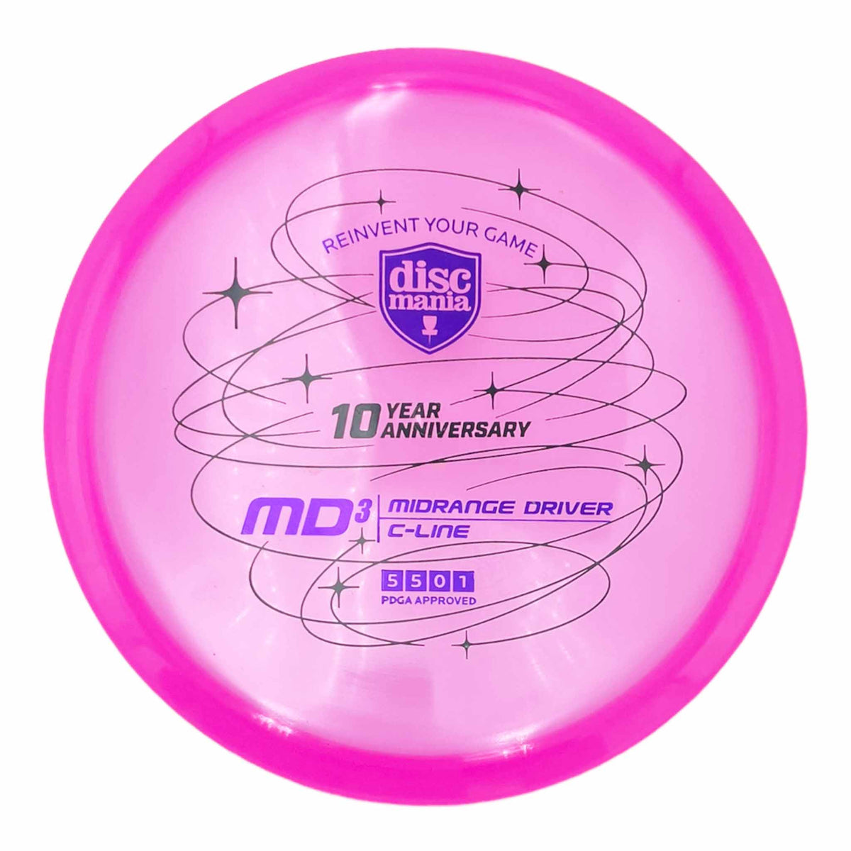 Discmania C-Line MD3 10 Year Anniversary midrange - Pink