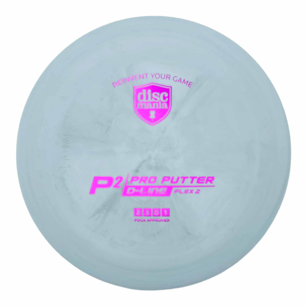 Discmania D-Line P2 Flex 2 Pro Putter - Grey / Purple