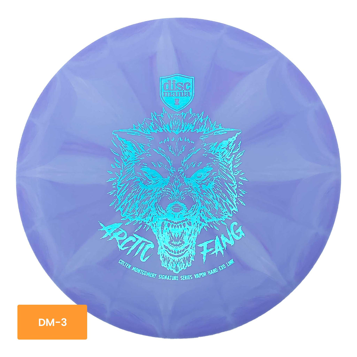 Discmania Discmania Arctic Fang Colten Montgomery Signature Series Vapor Hard Exo Link putter and approach