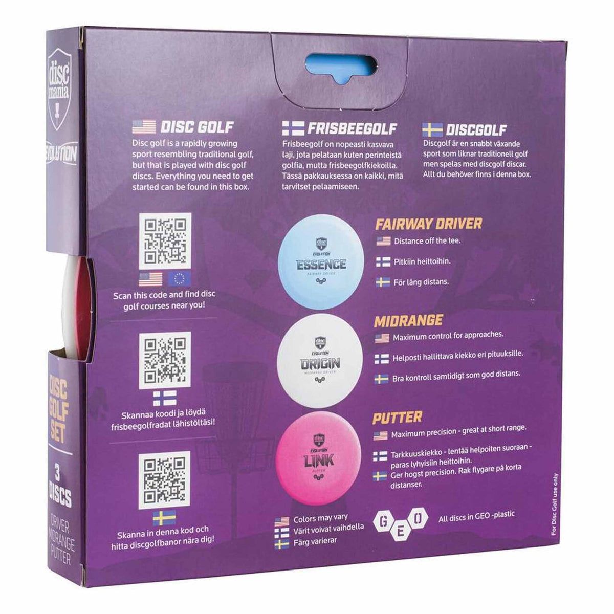 Discmania Discmania Geo Evolution Starter Set