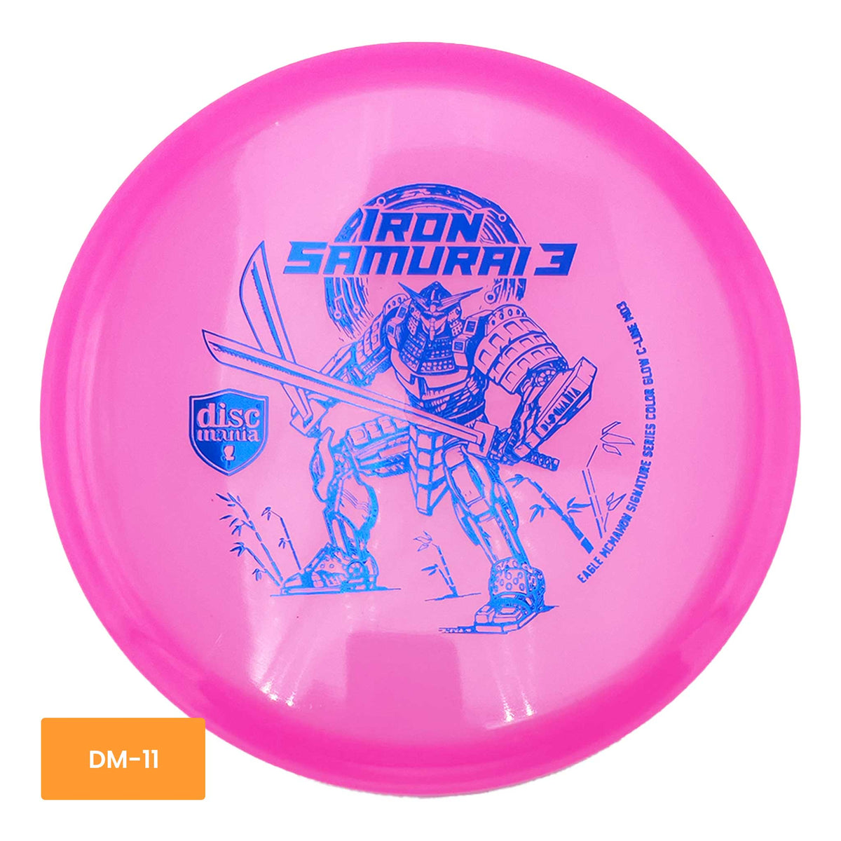 Discmania Discmania Iron Samurai 3 Eagle McMahon Signature Series Color Glow C-Line MD3 midrange