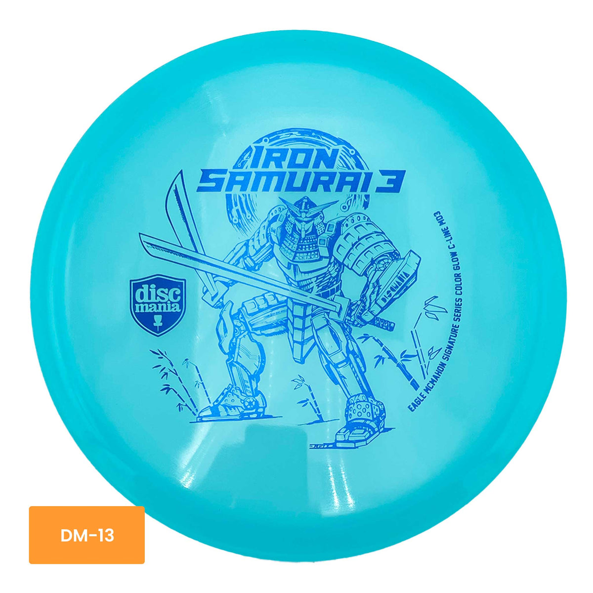 Discmania Discmania Iron Samurai 3 Eagle McMahon Signature Series Color Glow C-Line MD3 midrange