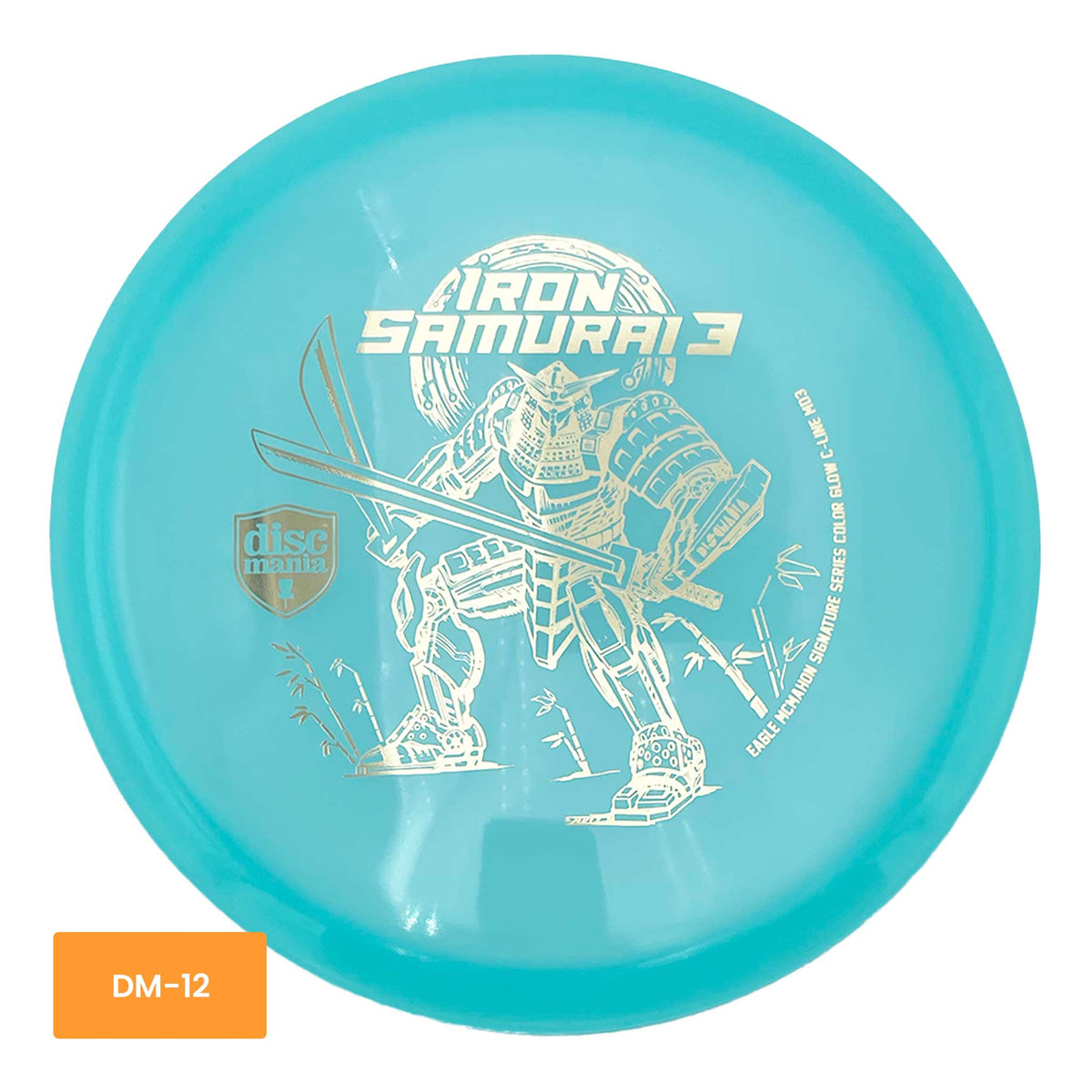 Discmania Discmania Iron Samurai 3 Eagle McMahon Signature Series Color Glow C-Line MD3 midrange