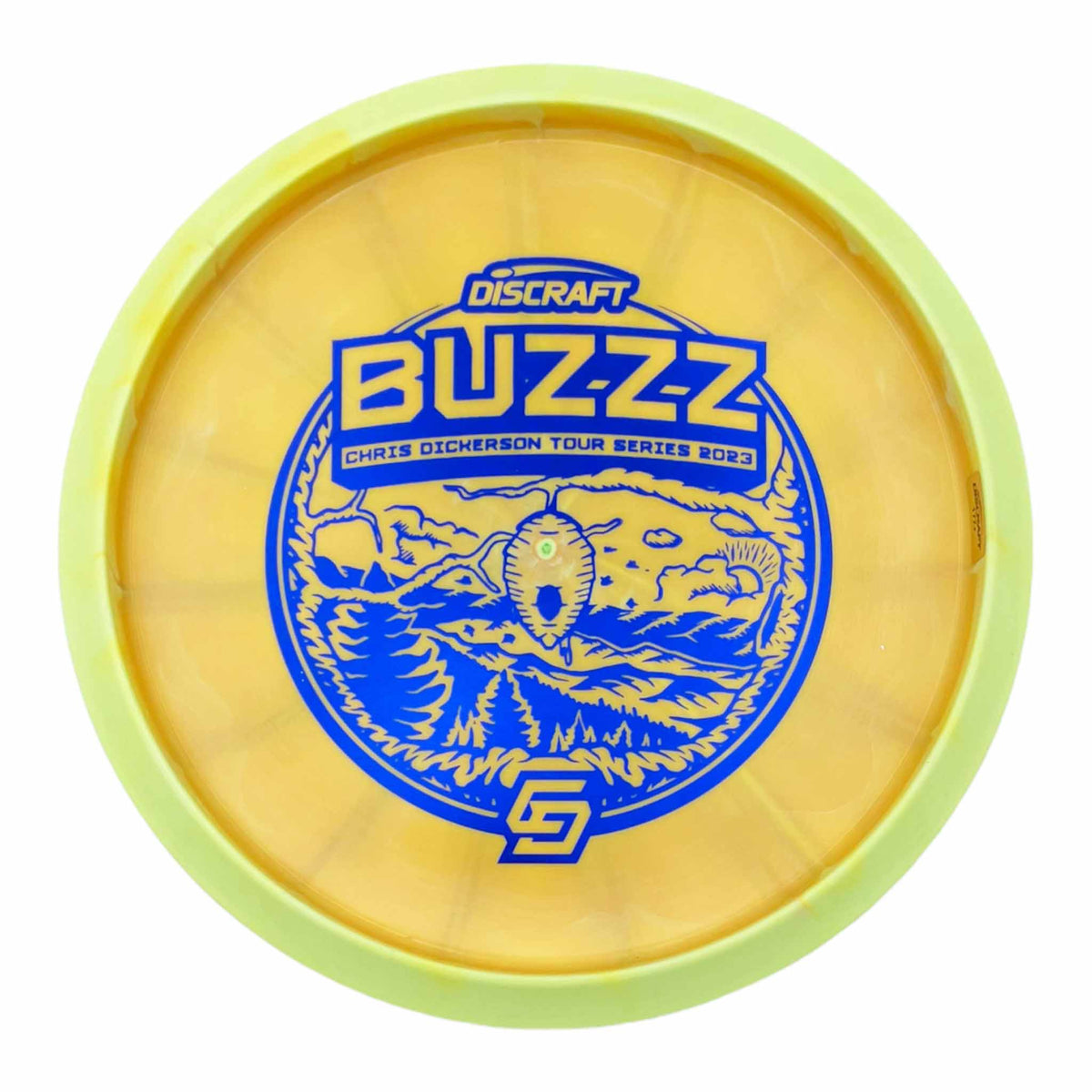 Discraft 2023 Chris Dickerson Tour Series Buzzz midrange - Yellow / Blue