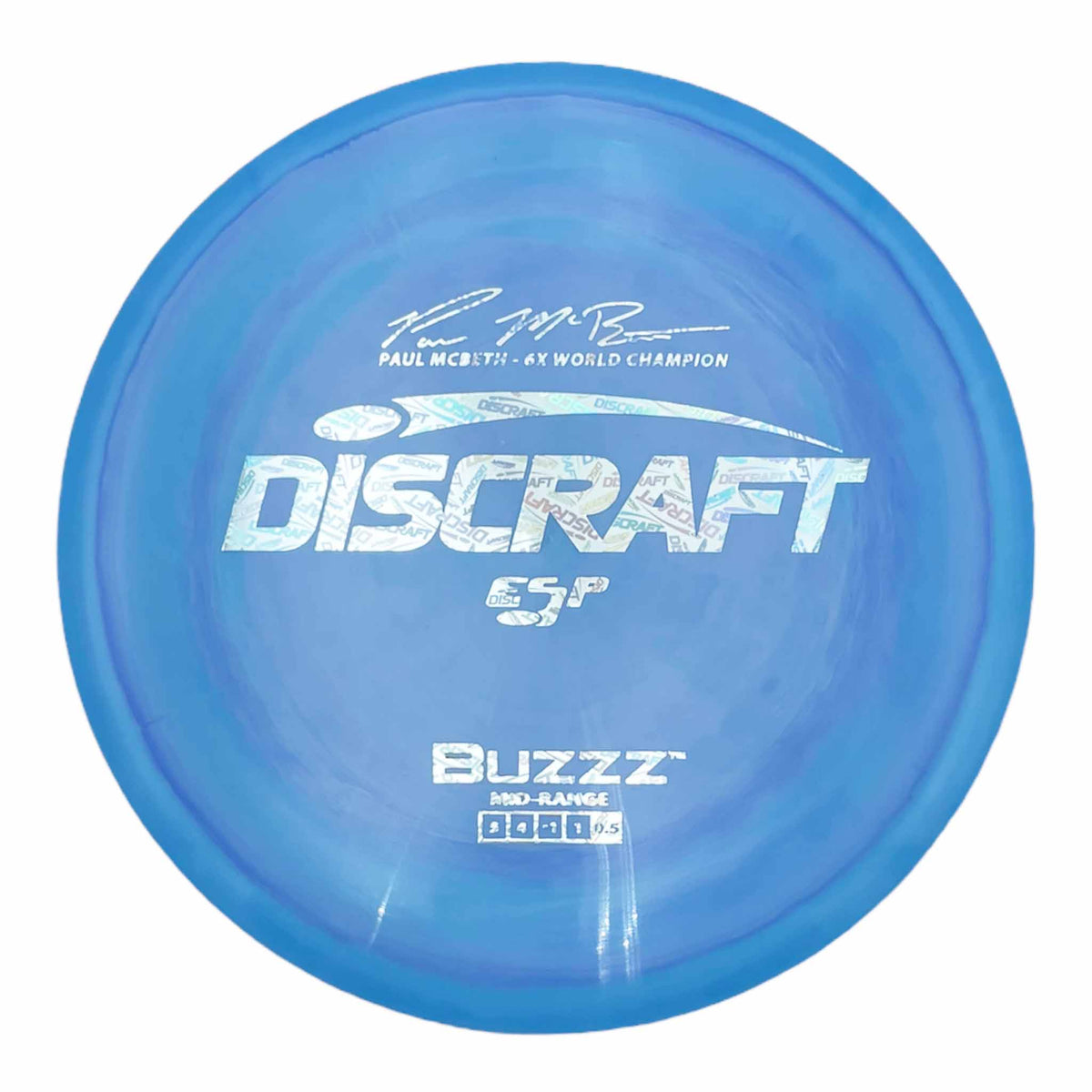 Discraft ESP Buzzz Paul McBeth Signature Series midrange - Blue / Silver