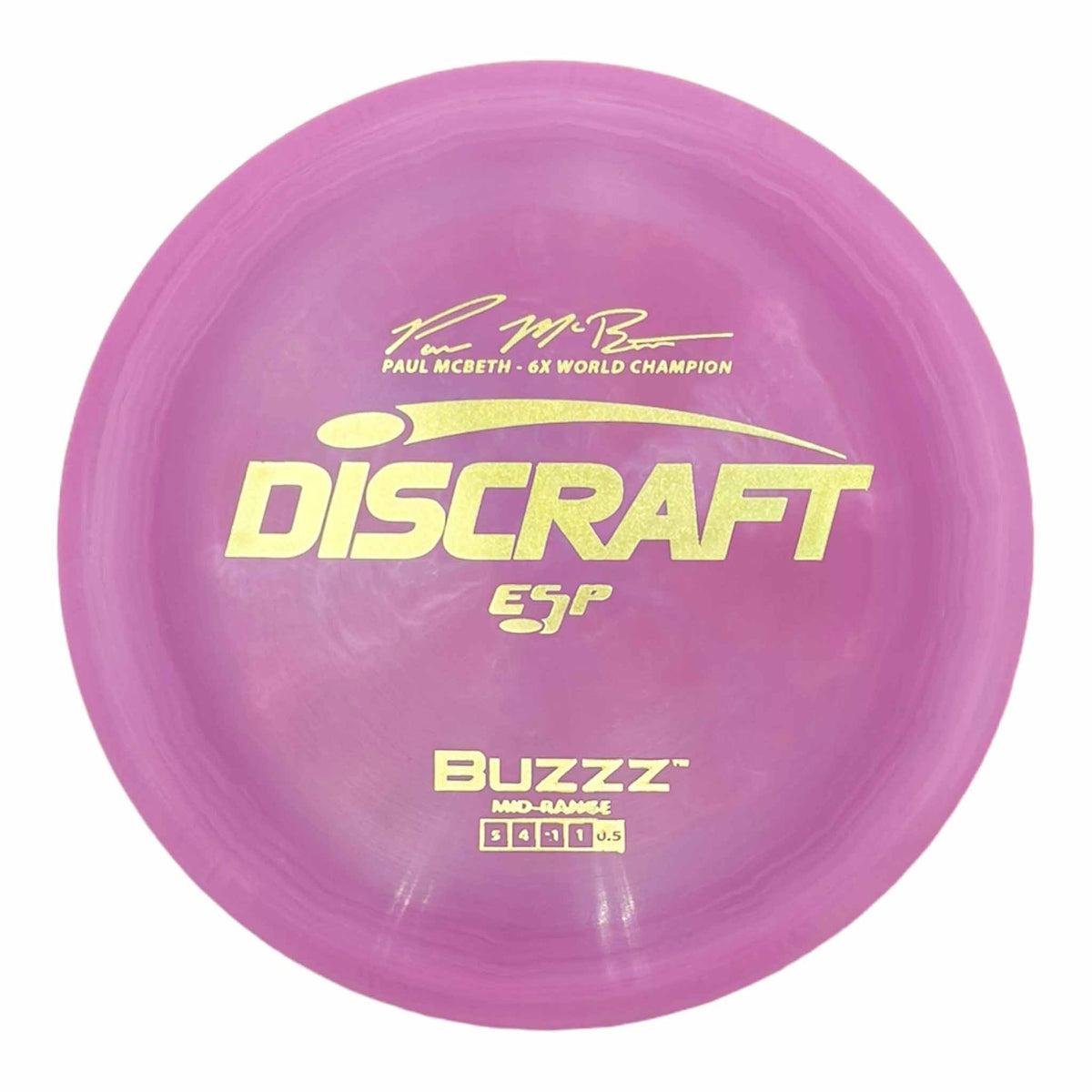 Discraft ESP Buzzz Paul McBeth Signature Series midrange - Pink / Gold