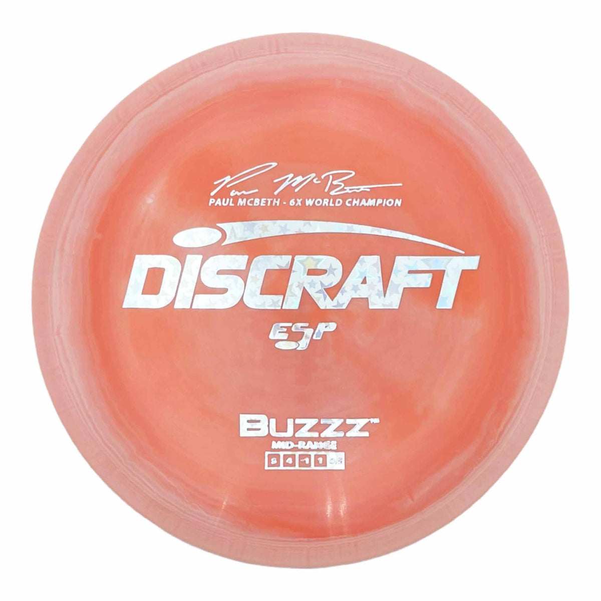 Discraft ESP Buzzz Paul McBeth Signature Series midrange - Orange / Silver