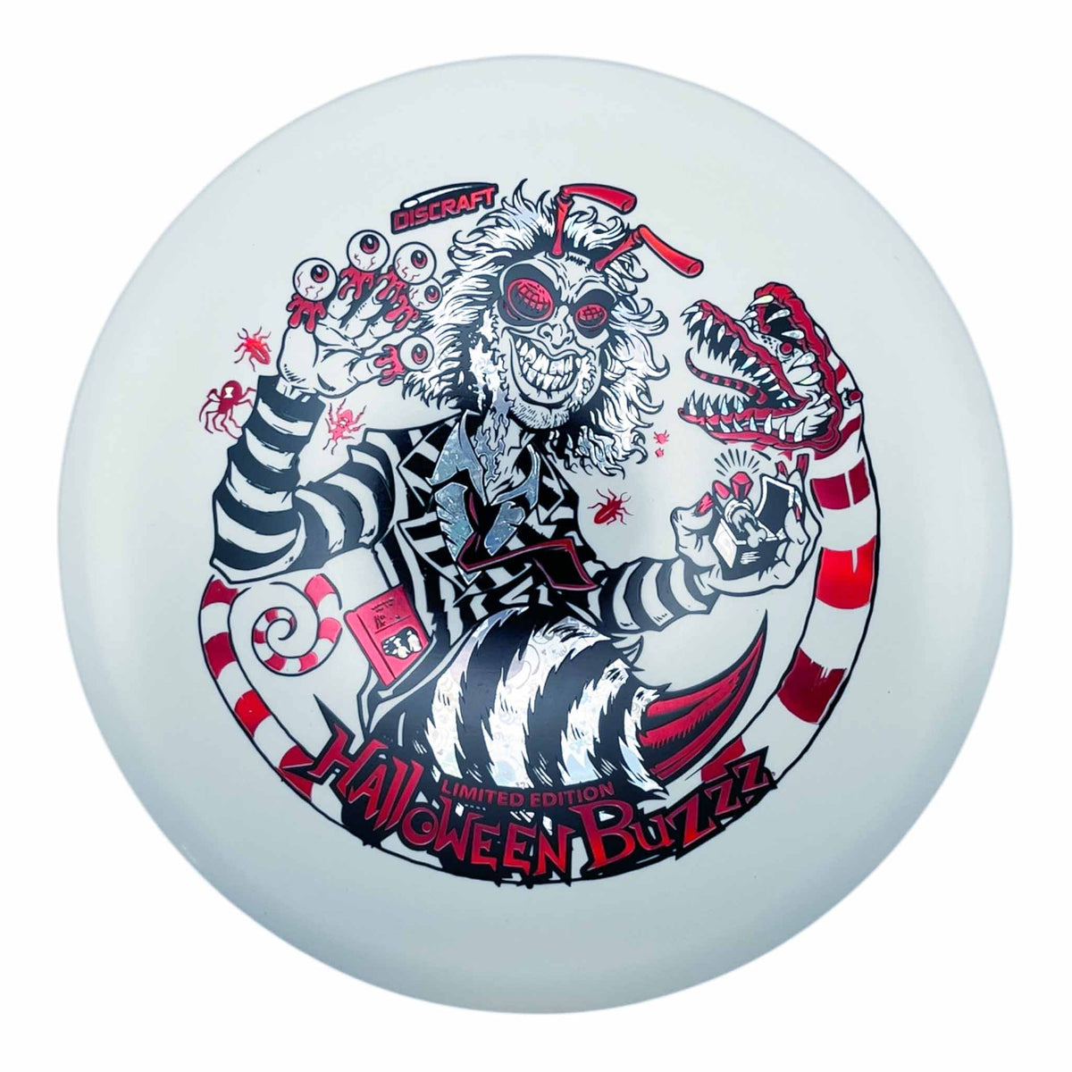 Discraft Halloween Buzzz Triple Foil - Silver Buzzz &amp; Red