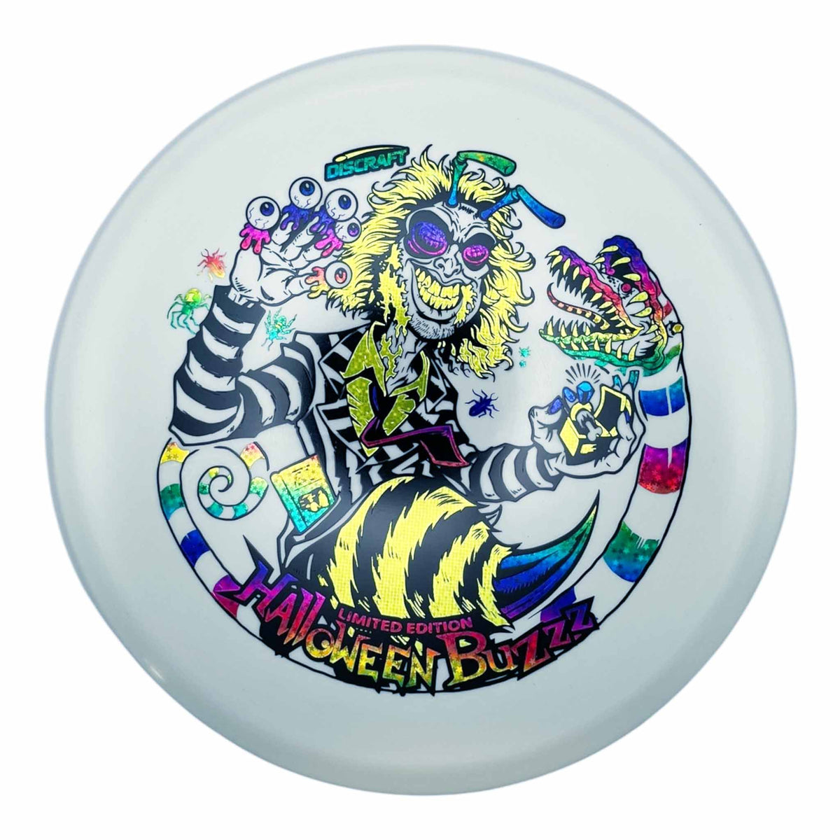 Discraft Halloween Buzzz Triple Foil - Yellow / Rainbow