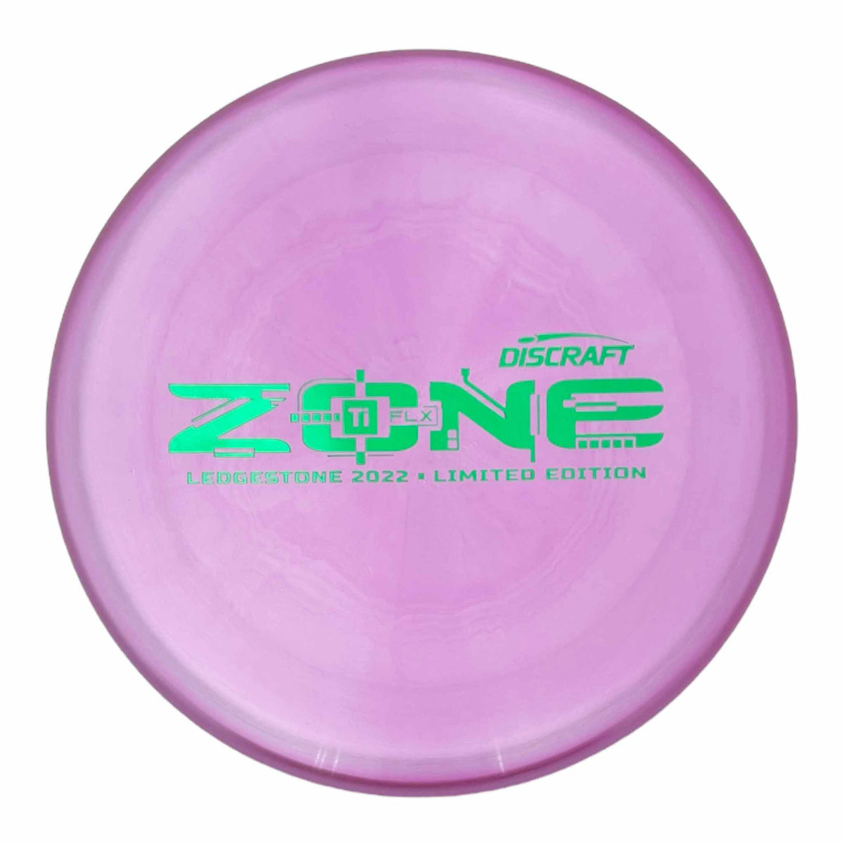 Discraft 2022 Ledgestione Limited Edition Ti FLX Zone putter and approach - Pink / Green