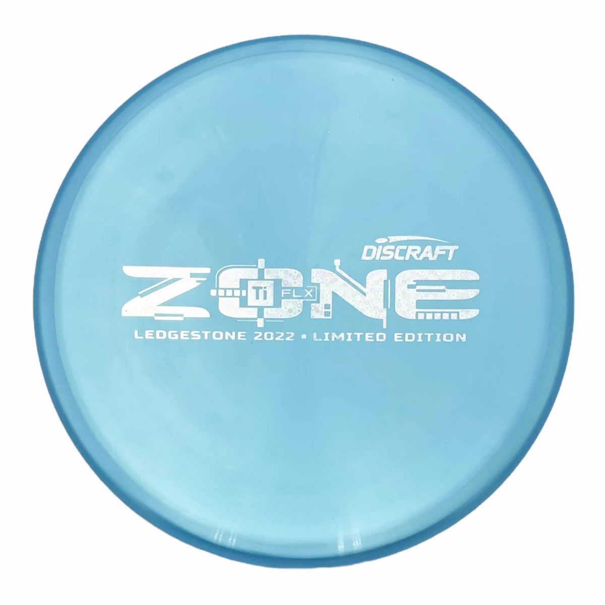 Discraft 2022 Ledgestione Limited Edition Ti FLX Zone putter and approach - Blue / Silver