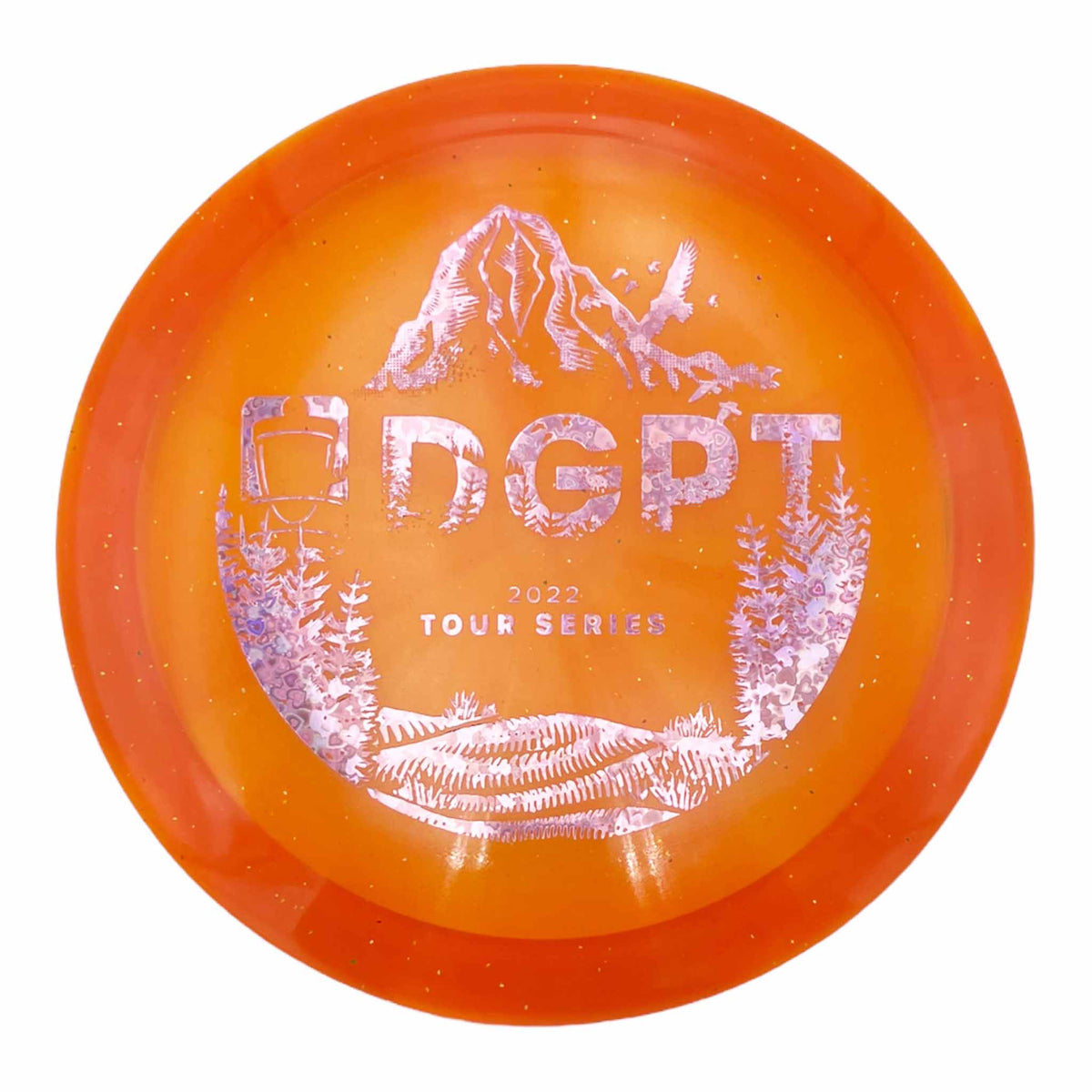 Discraft DGPT 2022 Swirl Z Sparkle Vulture distance driver - Orange / Pink