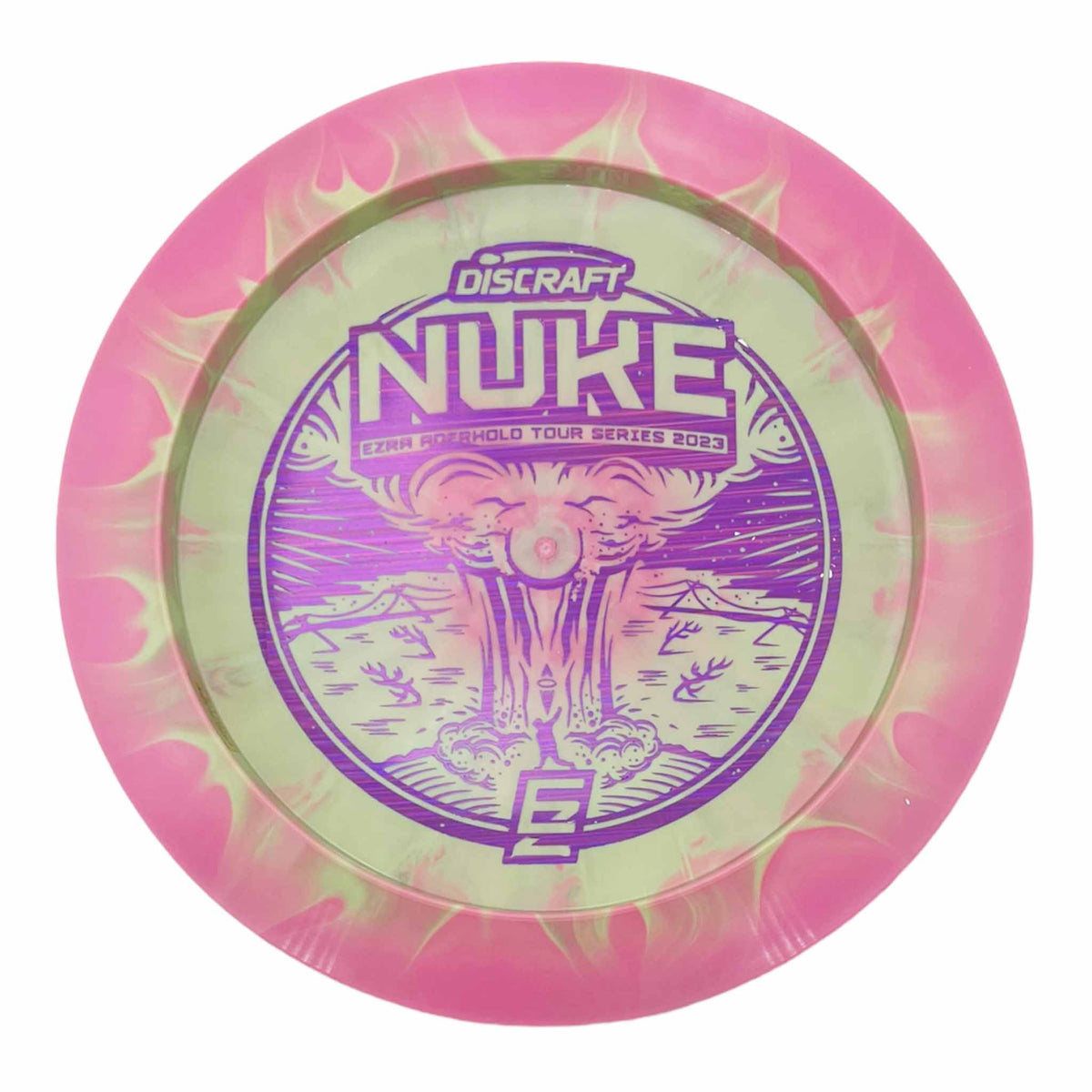 Discraft 2023 Ezra Aderhold Tour Series Nuke distance driver - Pink / Yellow