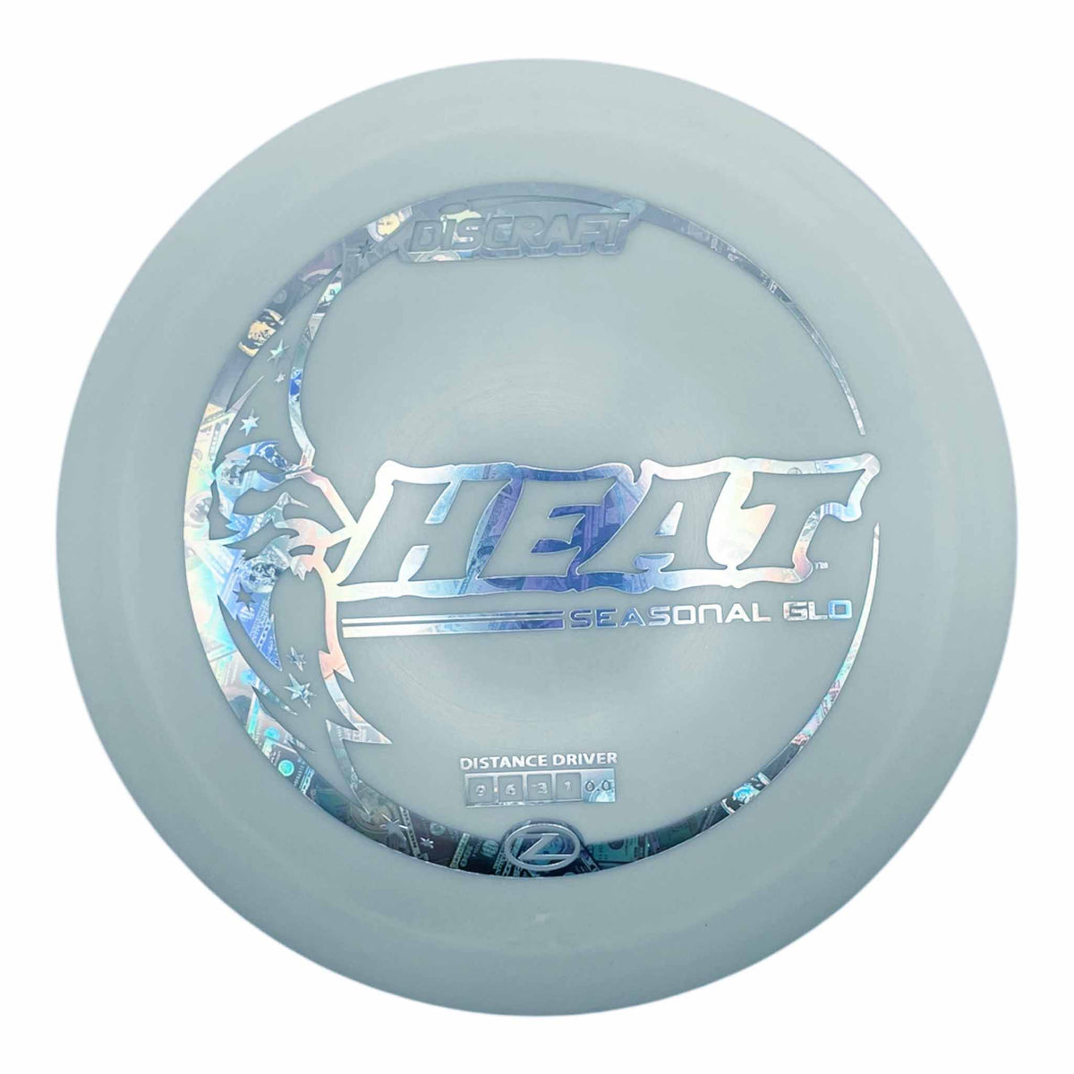 Discraft Z Glo Heat Distance Driver - Silver