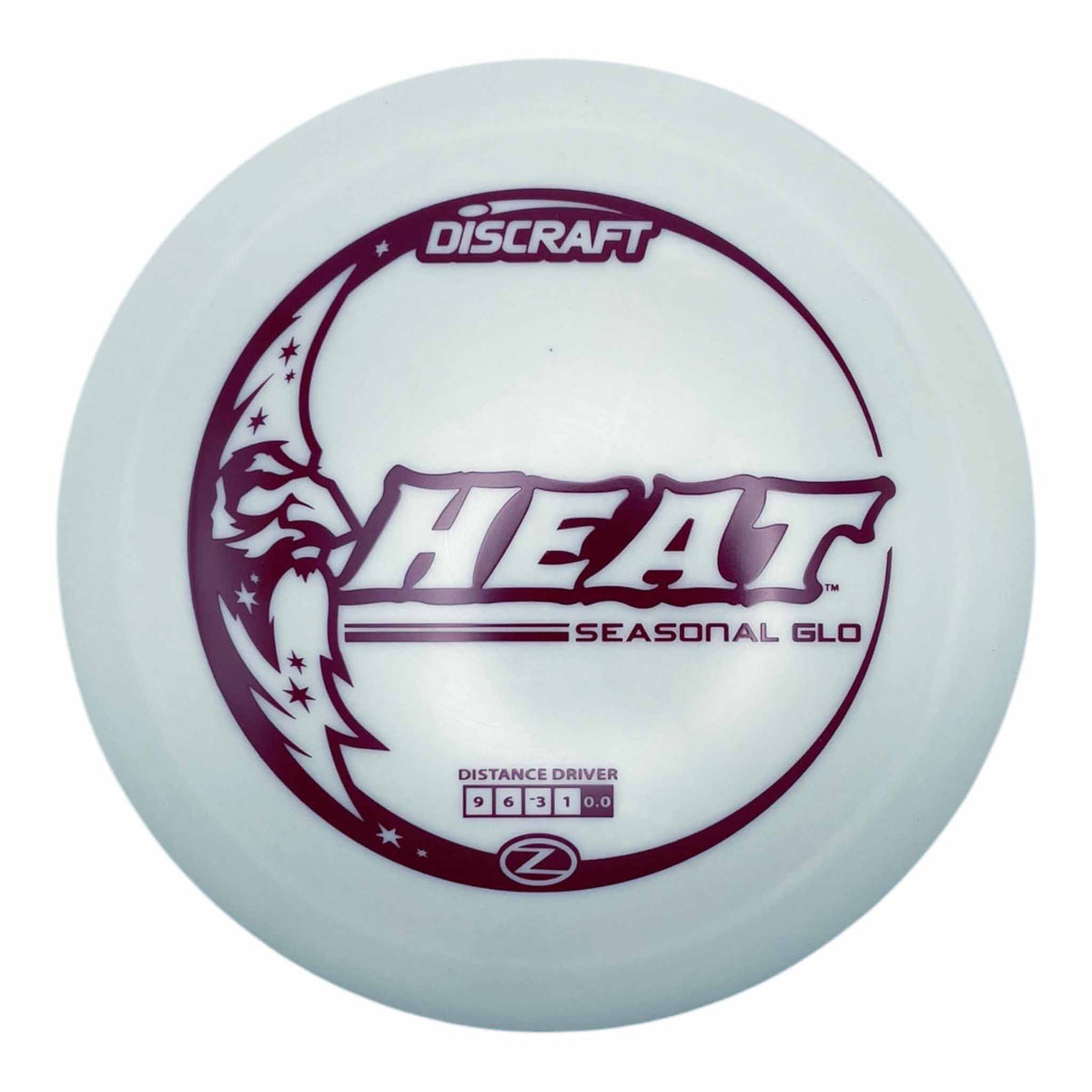 Discraft Z Glo Heat Distance Driver - Deep Red