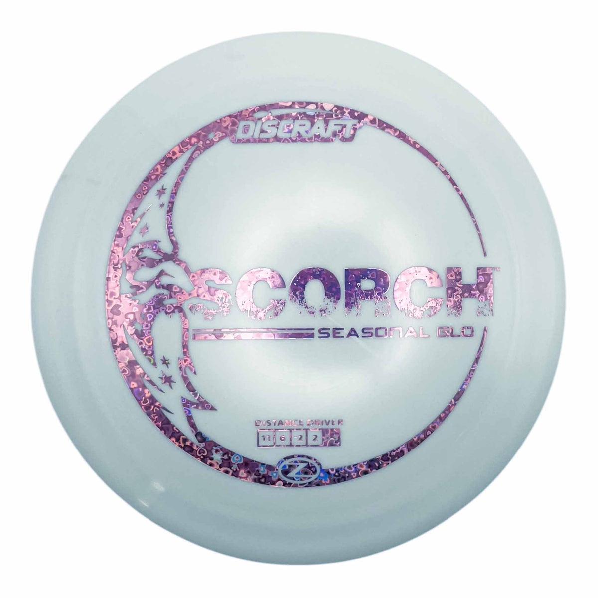 Discraft Z-Glo Scorch Distance Driver -  Pink