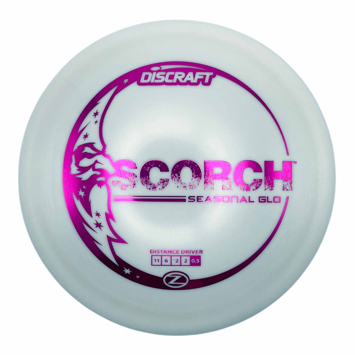 Discraft Z-Glo Scorch Distance Driver - Purple 