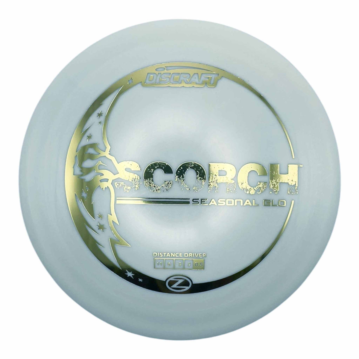 Discraft Z-Glo Scorch Distance Driver - Gold