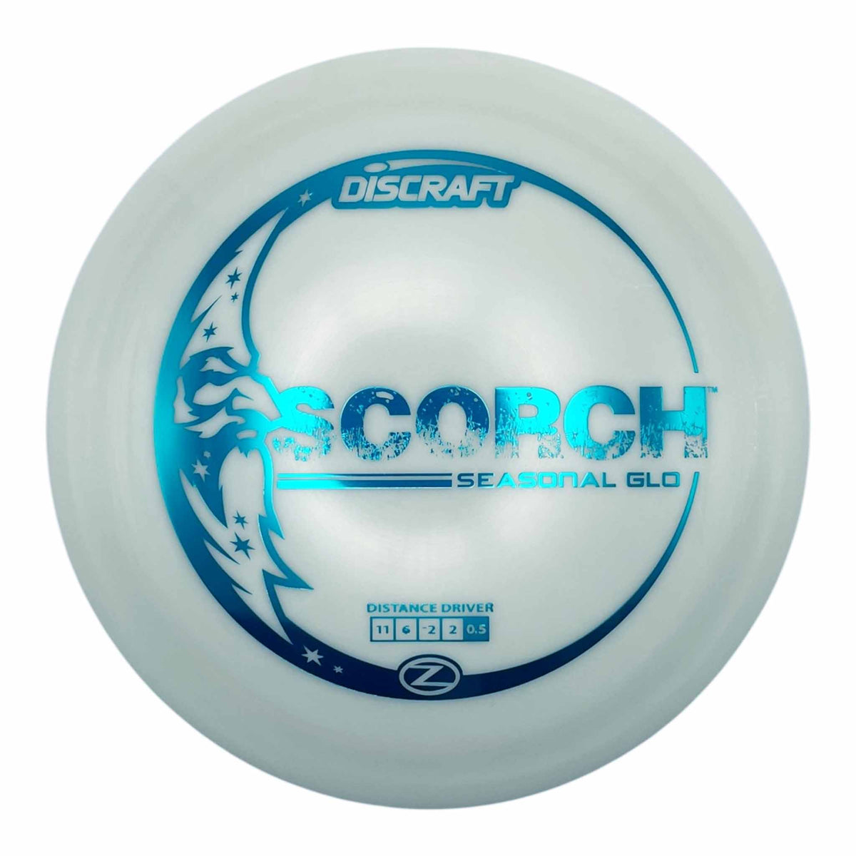 Discraft Z-Glo Scorch Distance Driver - Blue