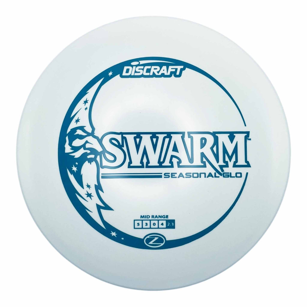 Discraft Z Glo Swarm Midrange - Deep Blue