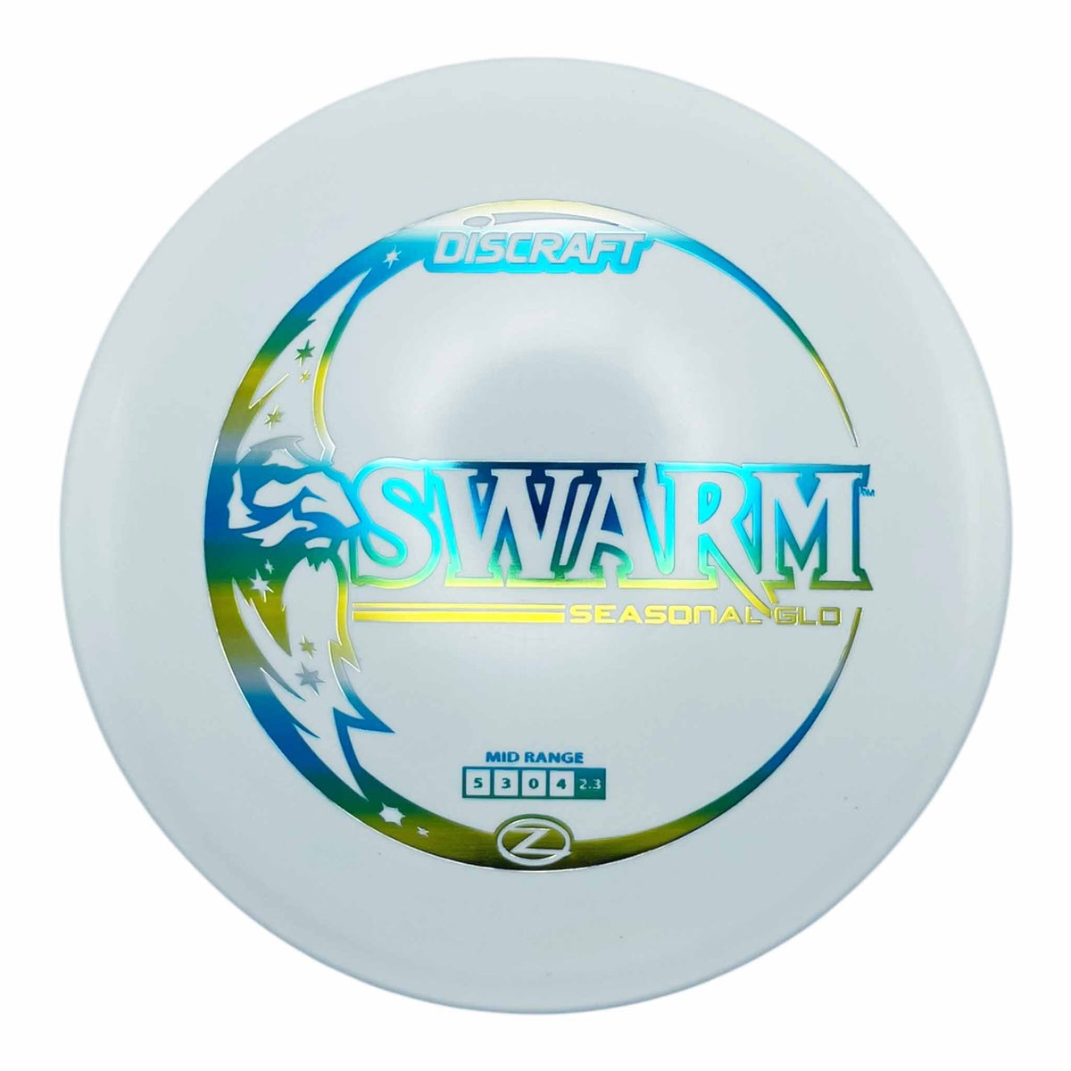 Discraft Z Glo Swarm Midrange - Blue / Yellow