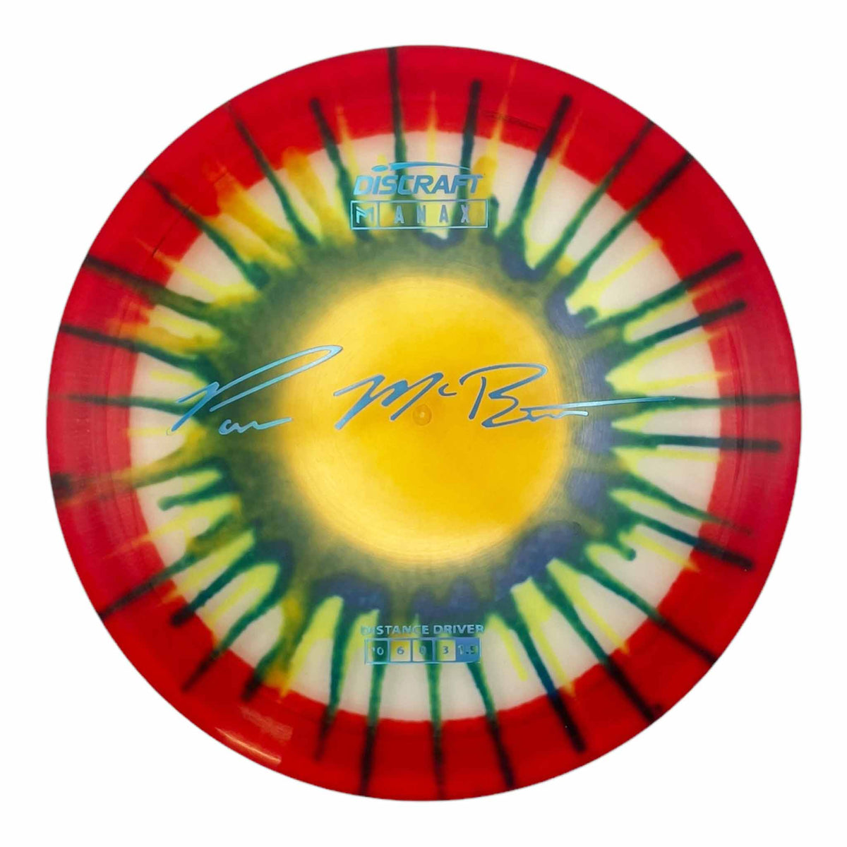 Discraft Z-Line Fly Dye Anax - Yellow / Green / Red