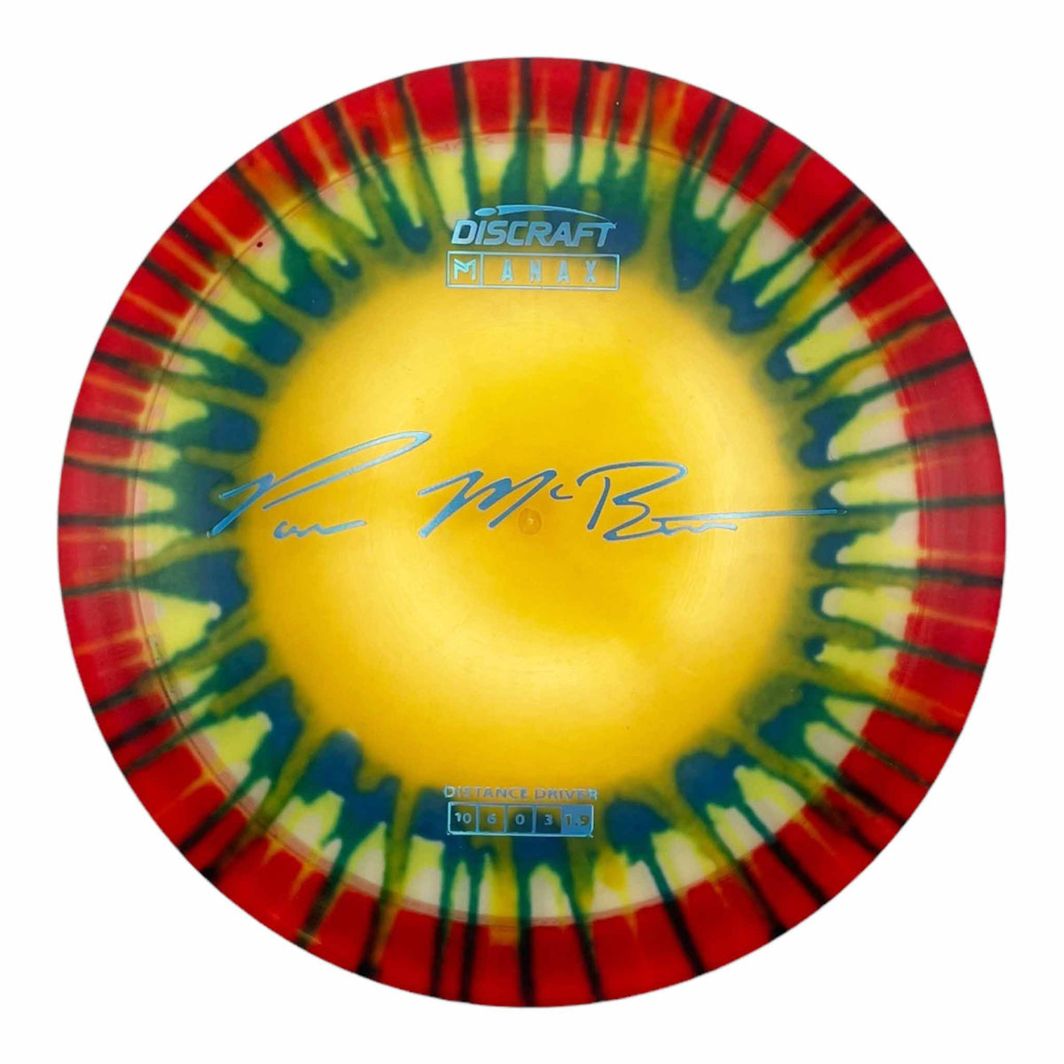 Discraft Z-Line Fly Dye Anax - Yellow / Green / Red