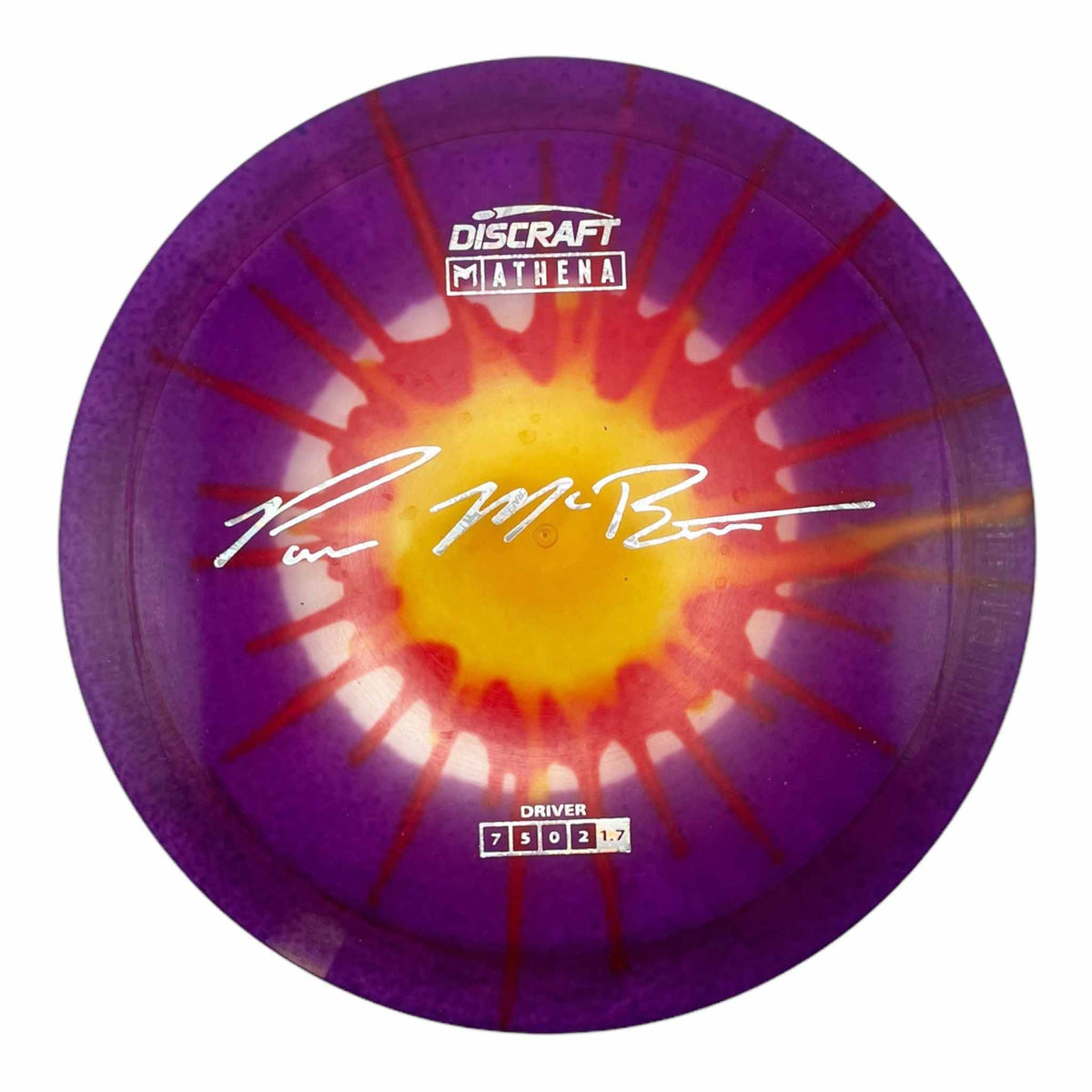 Discraft Z-Line Fly Dye Athena - Yellow / Purple