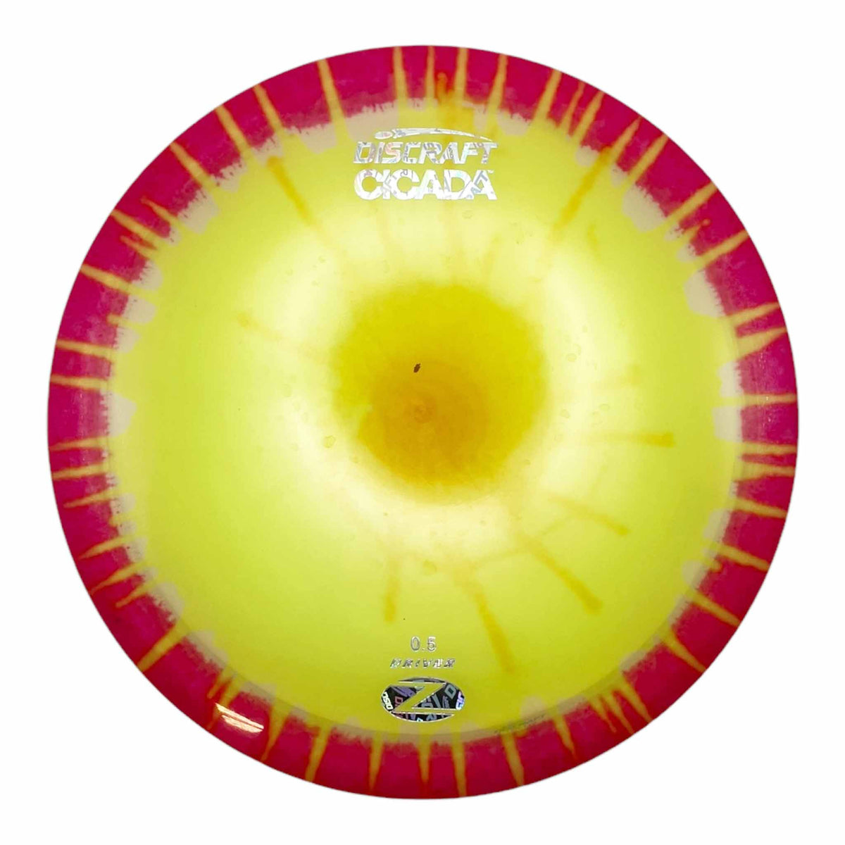 Discraft Z-Line Fly Dye Cicada - Yellow / Pink