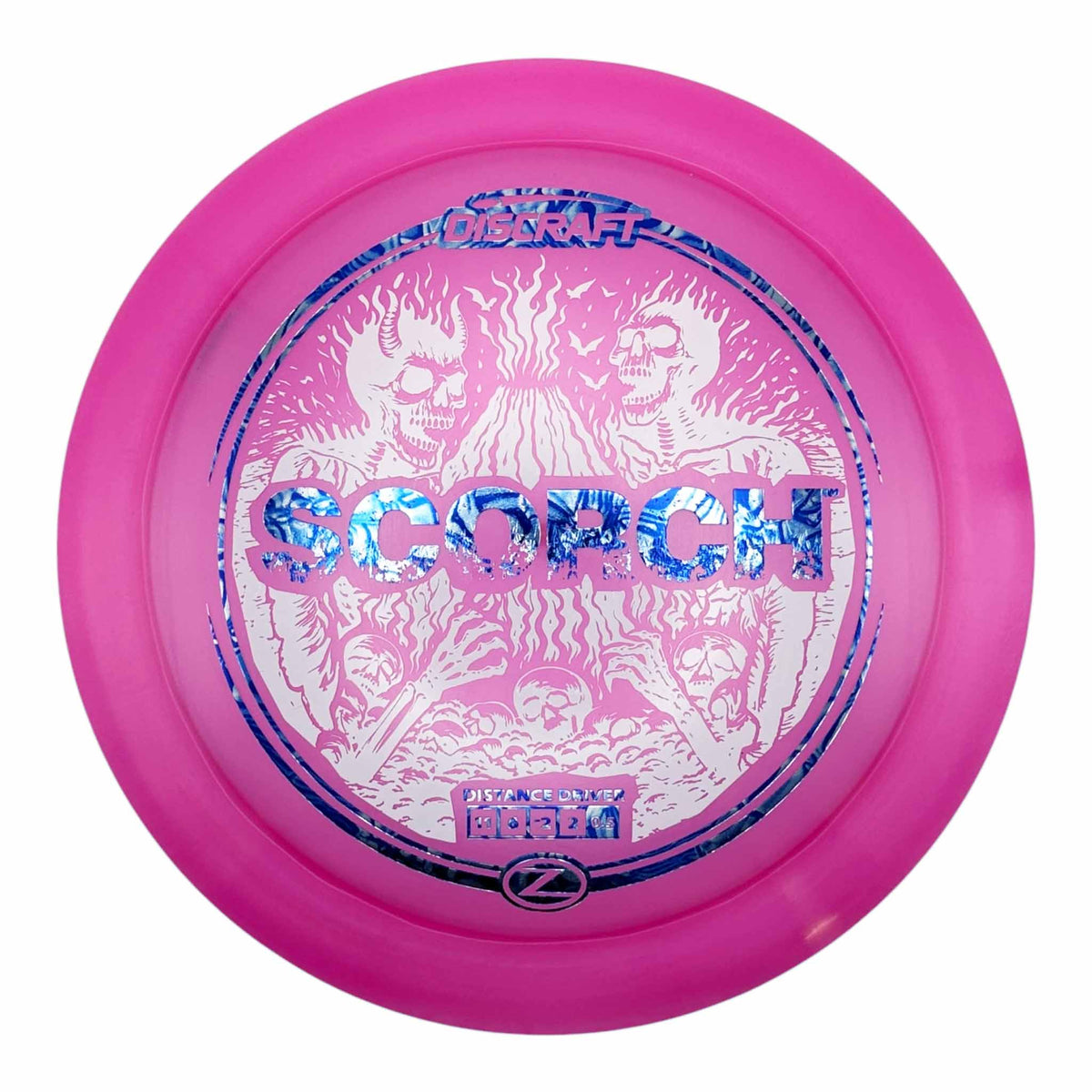 Discraft Z-Line Reimagined Scorch Distance Driver - Pink / White