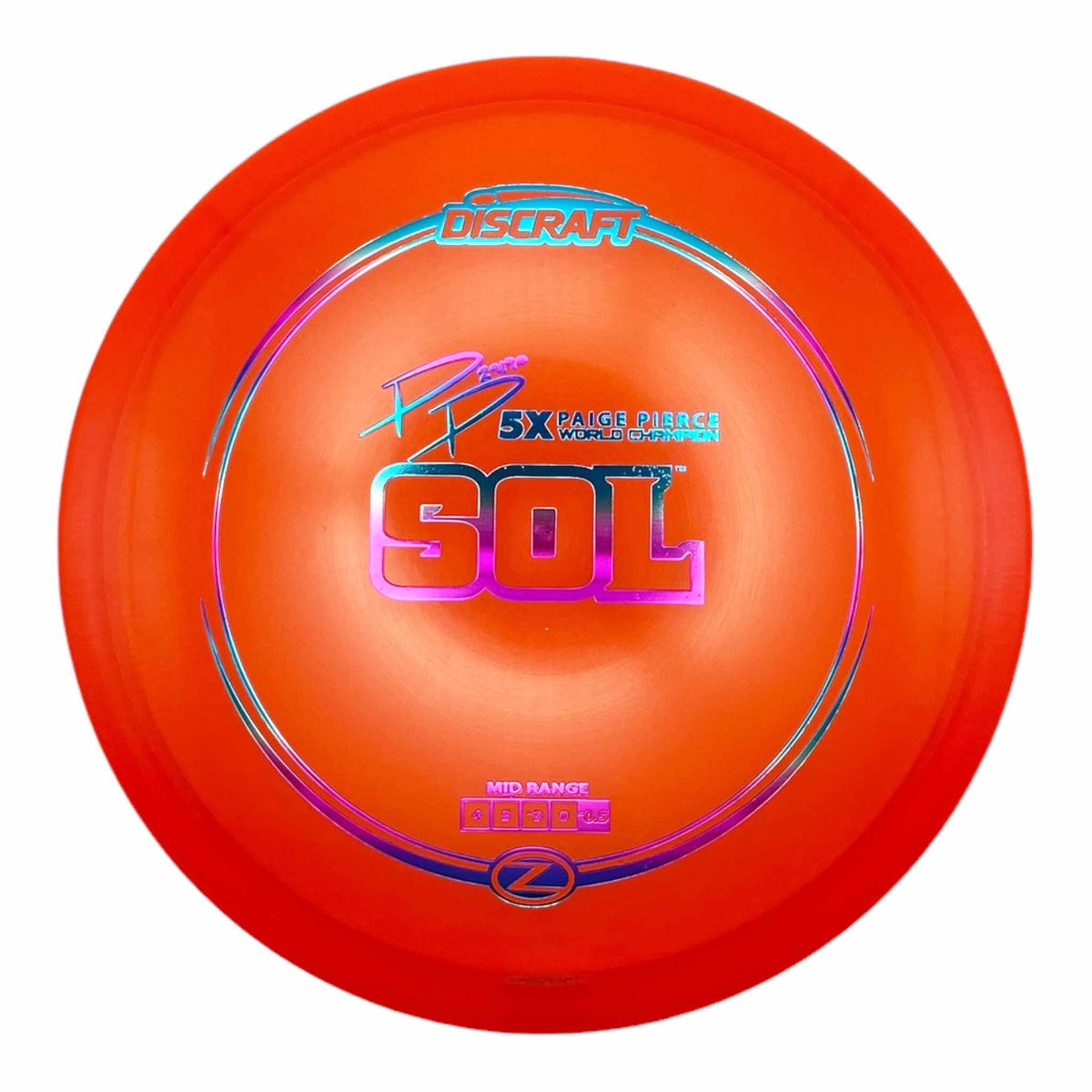 Discraft Discraft Paige Pierce Z Line Sol midrange