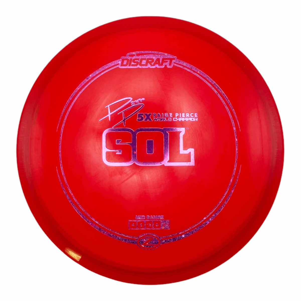 Discraft Discraft Paige Pierce Z Line Sol midrange