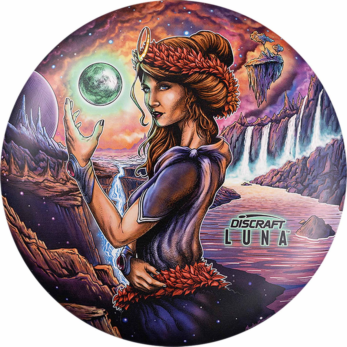 Discraft Discraft Paul McBeth SuperColor Luna putter and approach