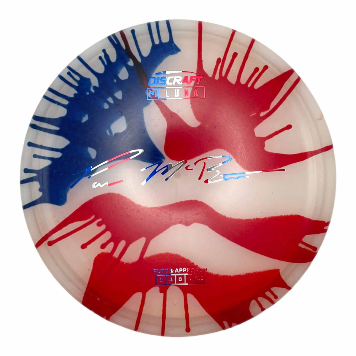 Discraft Discraft Paul McBeth Z-Line Fly Dye Luna putter and approach