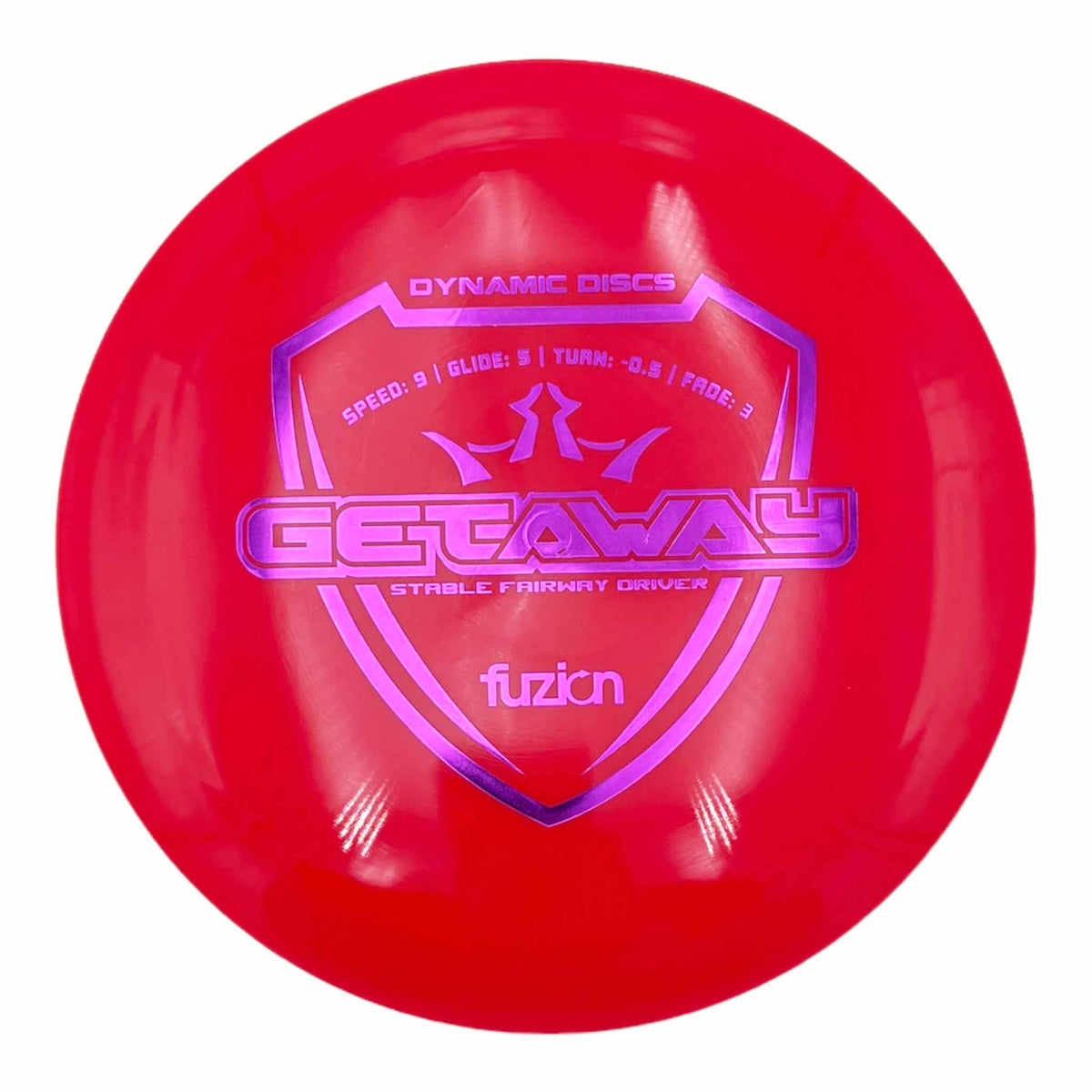 Dynamic Discs Fuzion Getaway fairway driver - Red / Purple