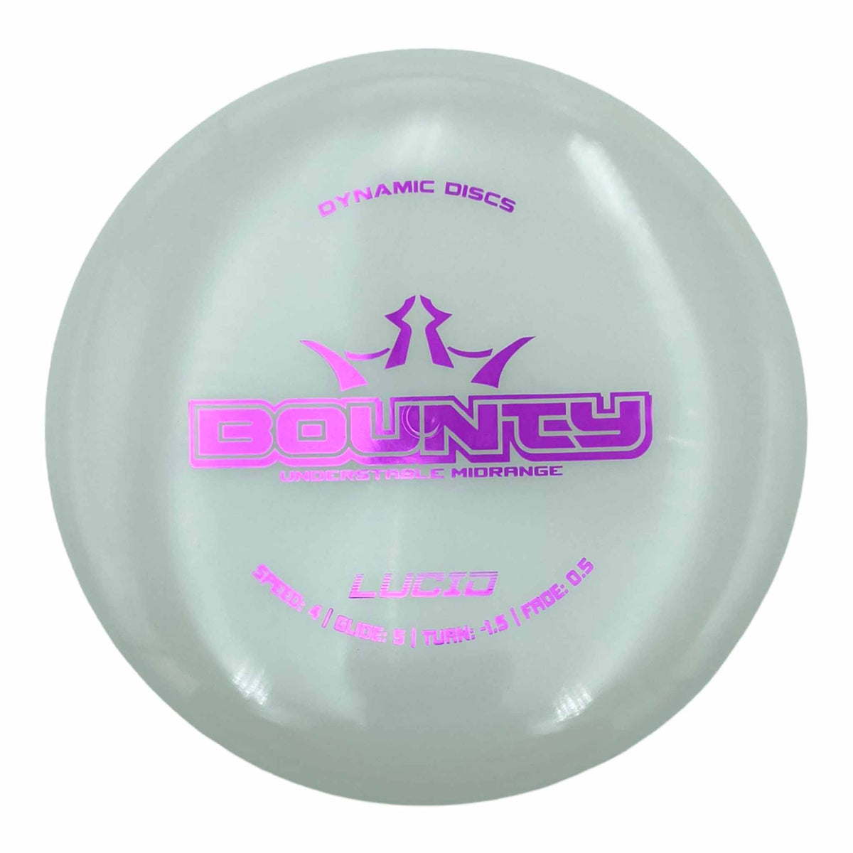 Dynamic Discs Lucid Bounty midrange - white / Purple